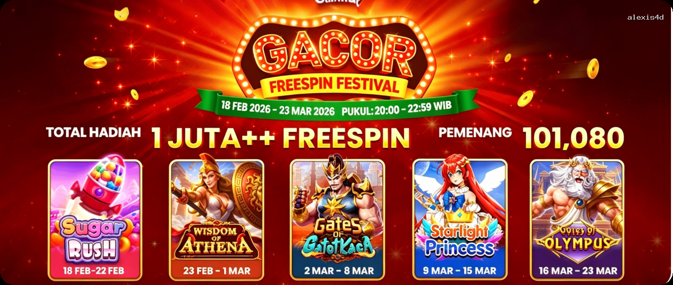Login alexis4d Sekarang Bonus Melimpah